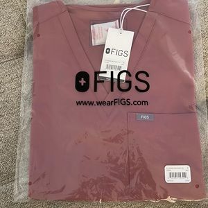 FIGS mauve Catarina top SMALL